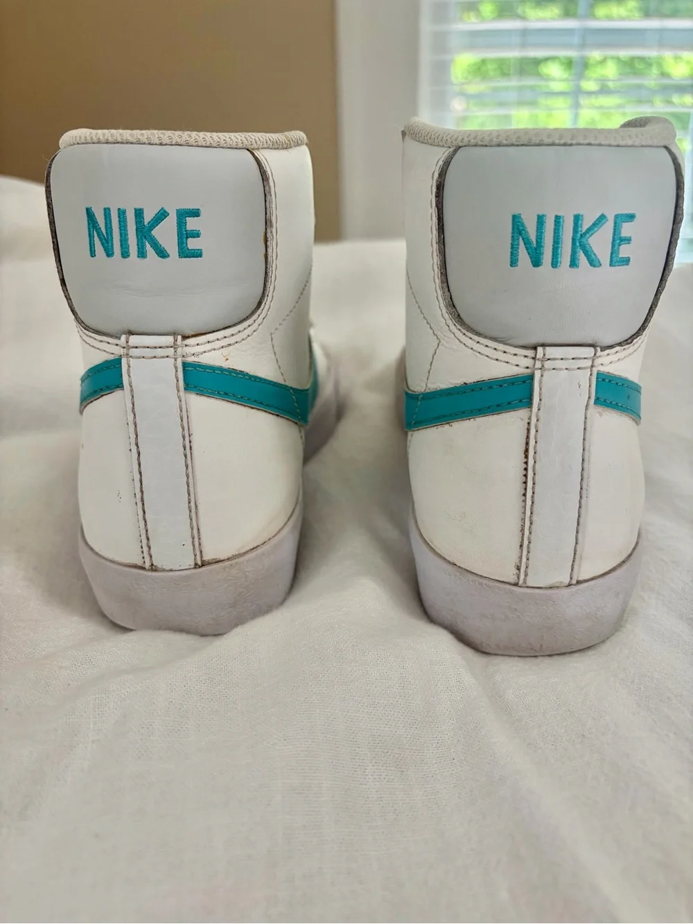Nike White High-Top Blazer 77